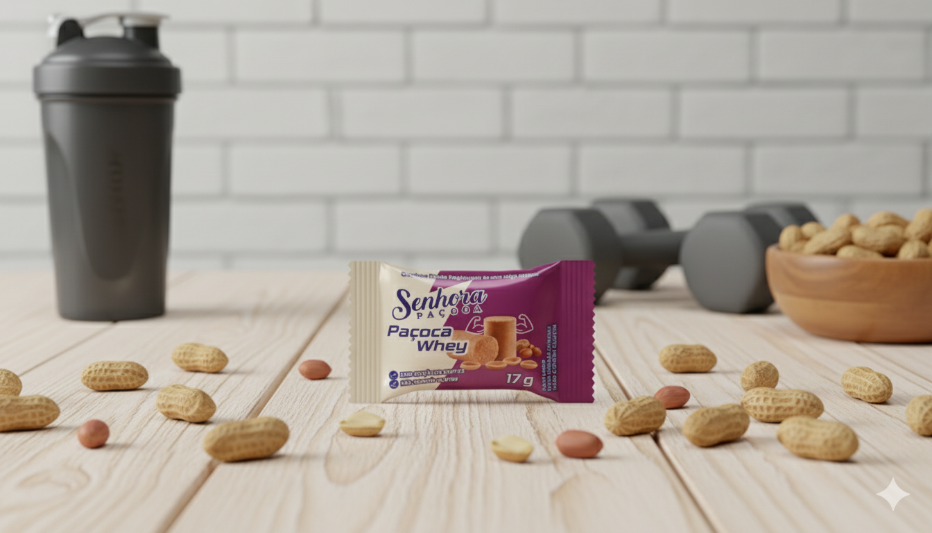 Paçoca C/ Whey - Senhora